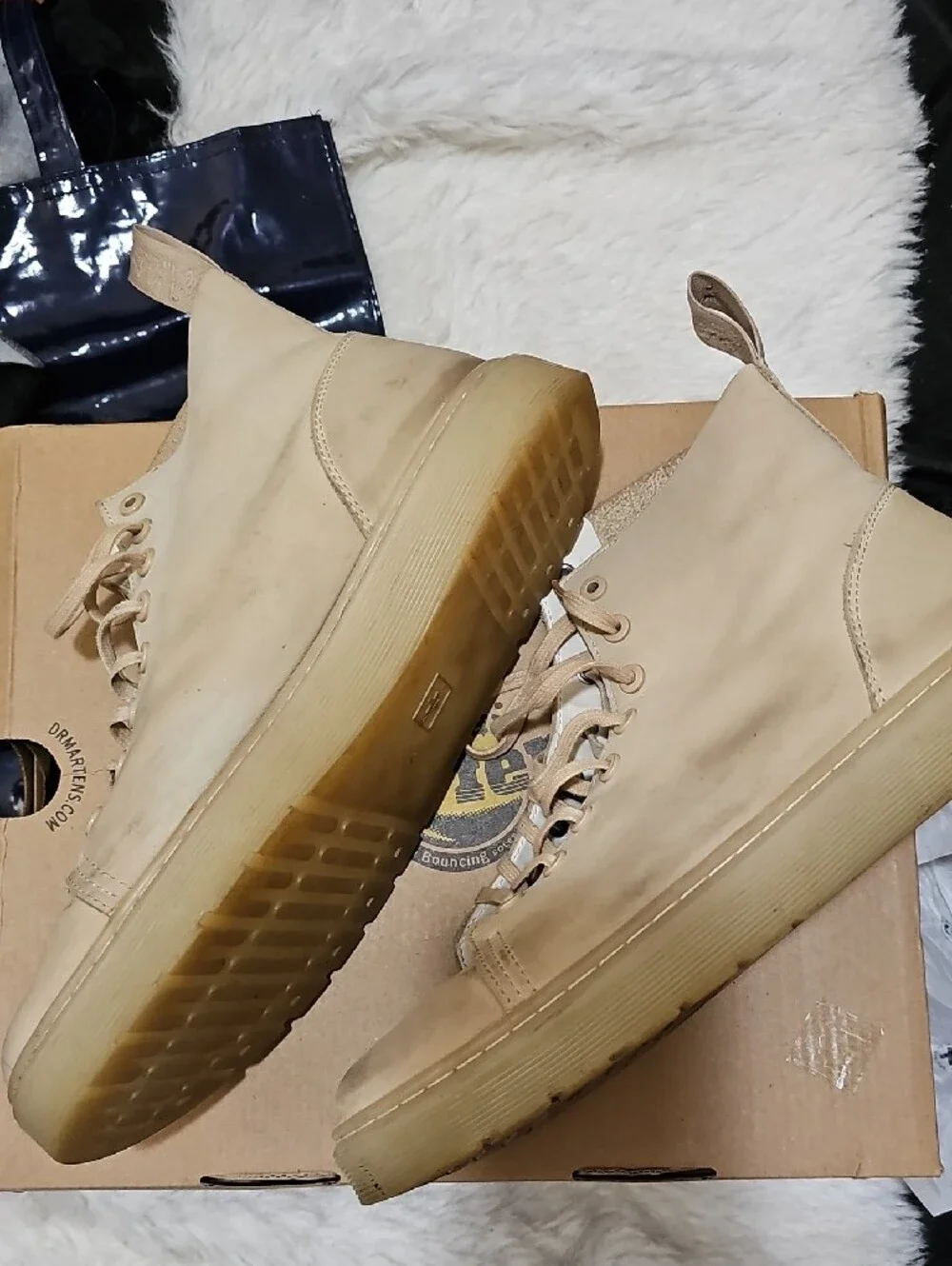 Dr. Martens Leather Boots Size 10